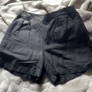 Black high waisted black shorts